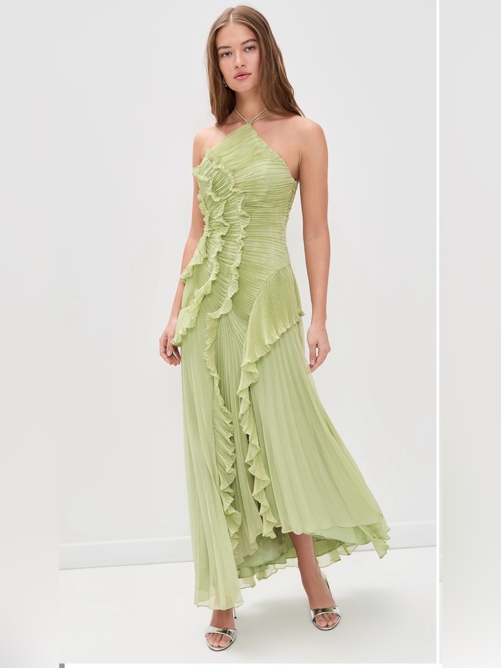 NWT Amur Lorelie Halter Gown - Picture 3 of 5